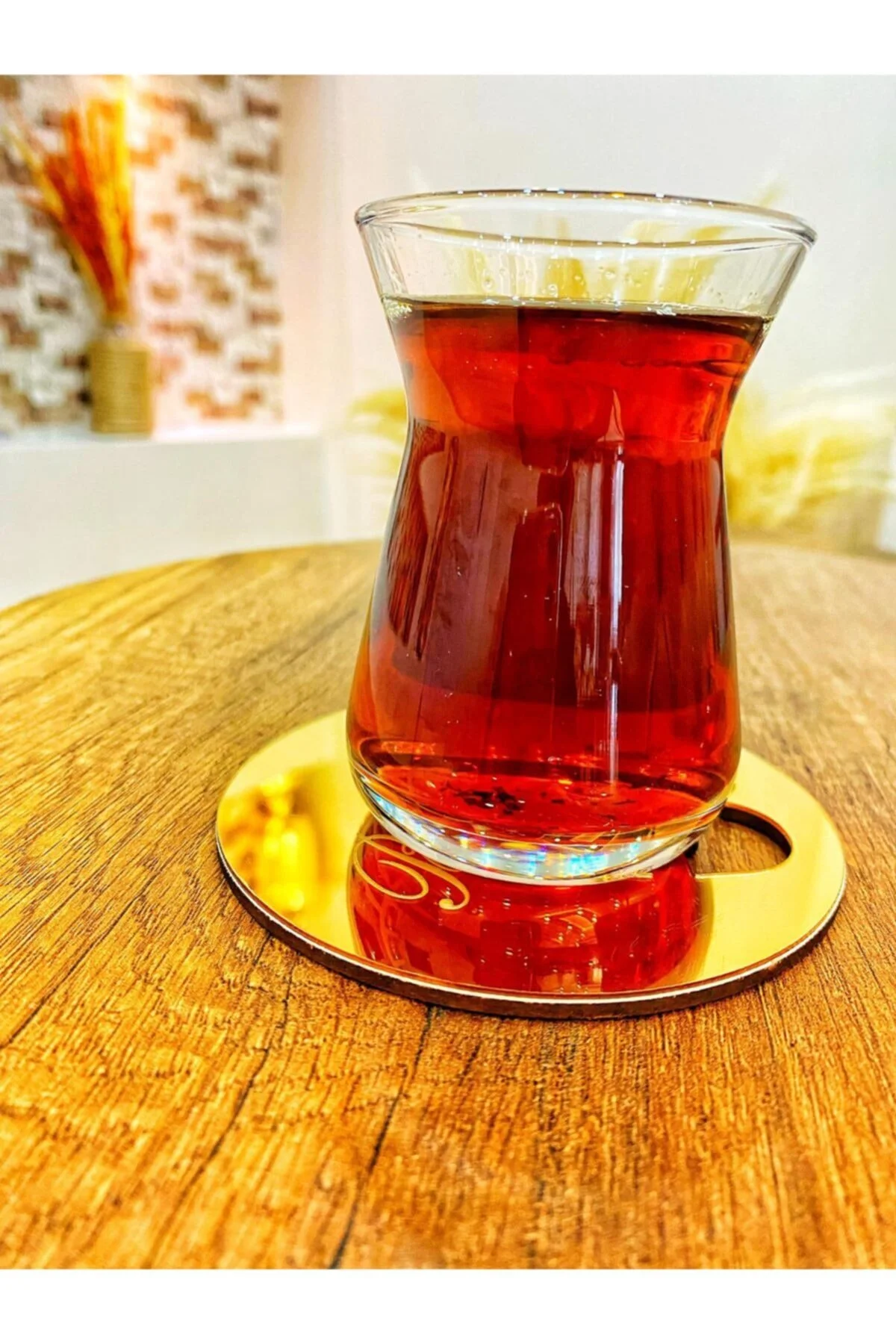 Gold Pleksi Altın Baş Harf Isim Yazılı Bardak Altlığı Hediye - Zebe Görsel 2