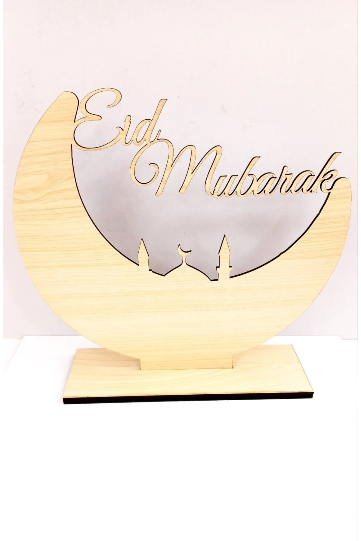 Eid Mubarak Yazılı Masa Süsü