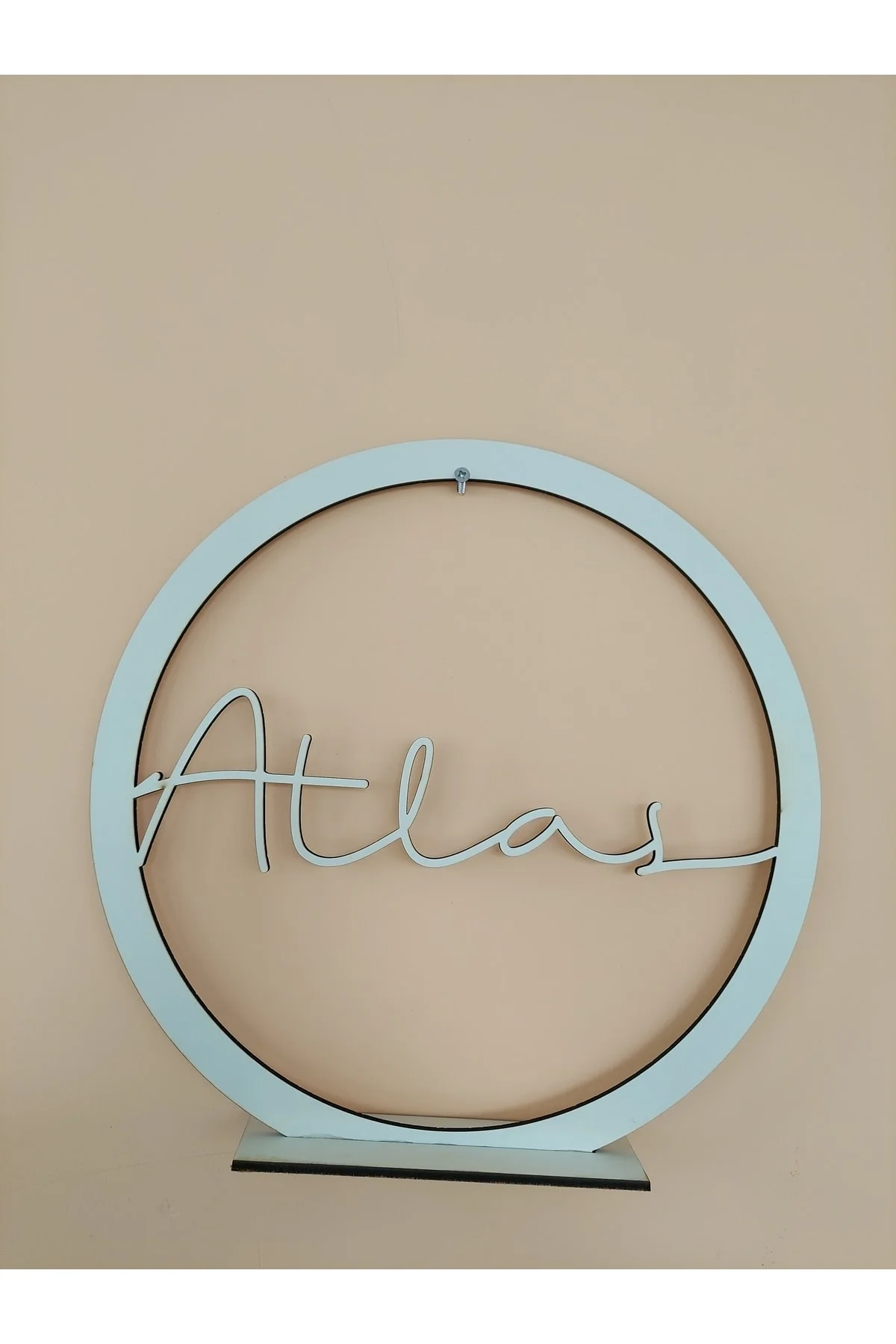 Kişiye Özel 30 Cm Isimli Kasnak