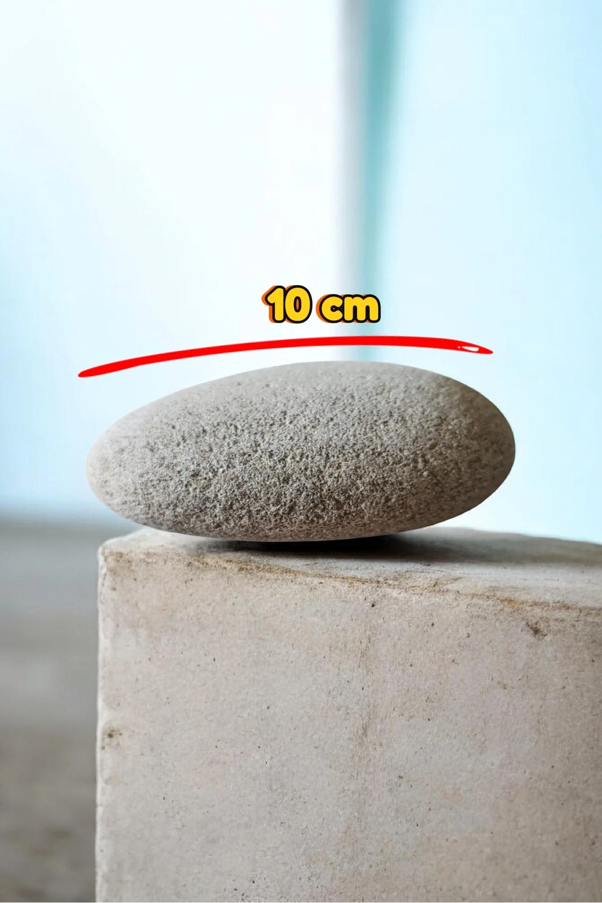 Mandala boyama taşı büyük boy 10 cm, 1 adet
