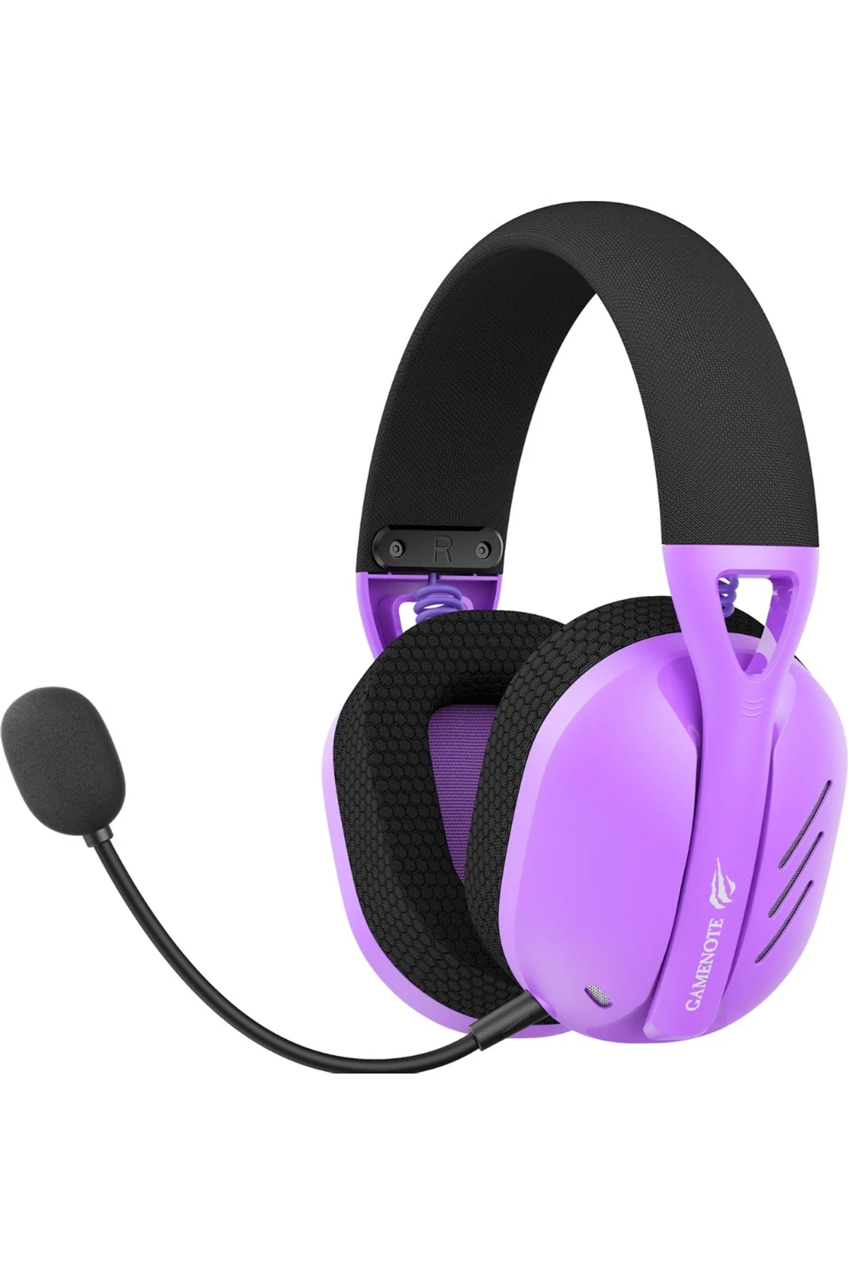 Havit Gamenote Fuxi-H3 Oyuncu Kulaklığı 7.1 - 4 Modlu (Bt, 2.4ghz, Type-C, 3.5mm) - Mor - Havit Görsel 5