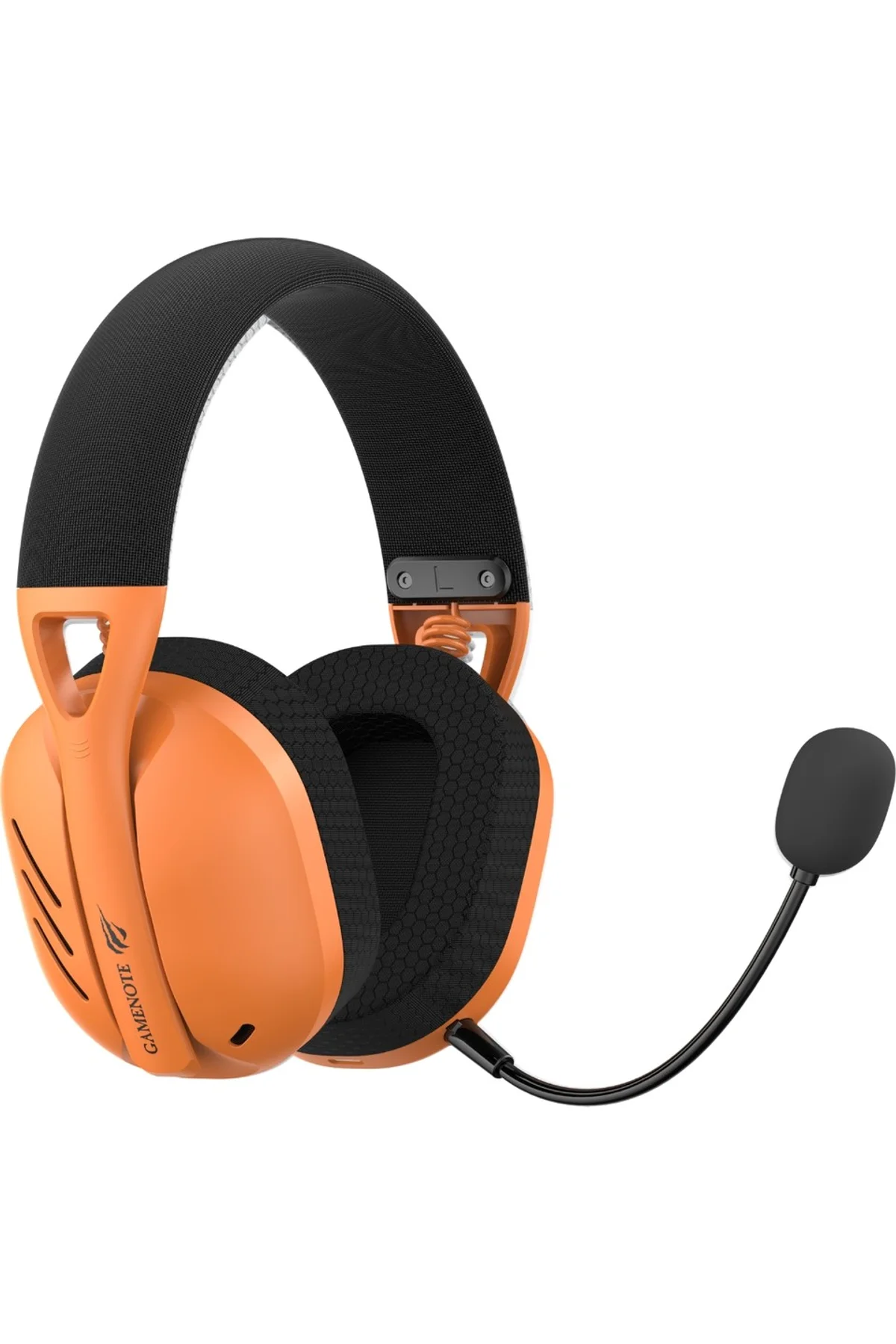 Havit Gamenote Fuxi-H3 Oyuncu Kulaklığı 7.1 - 4 Modlu (Bt, 2.4ghz, Type-C, 3.5mm) - Turuncu - Havit Görsel 6