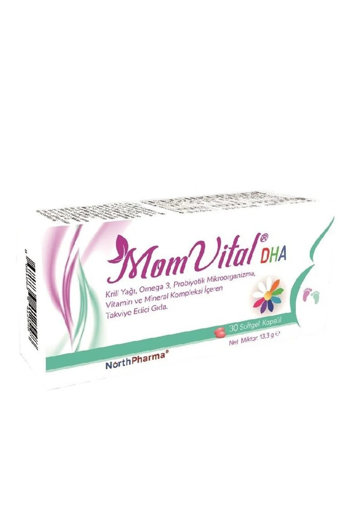 Mom Vital DHA 30 Kapsül