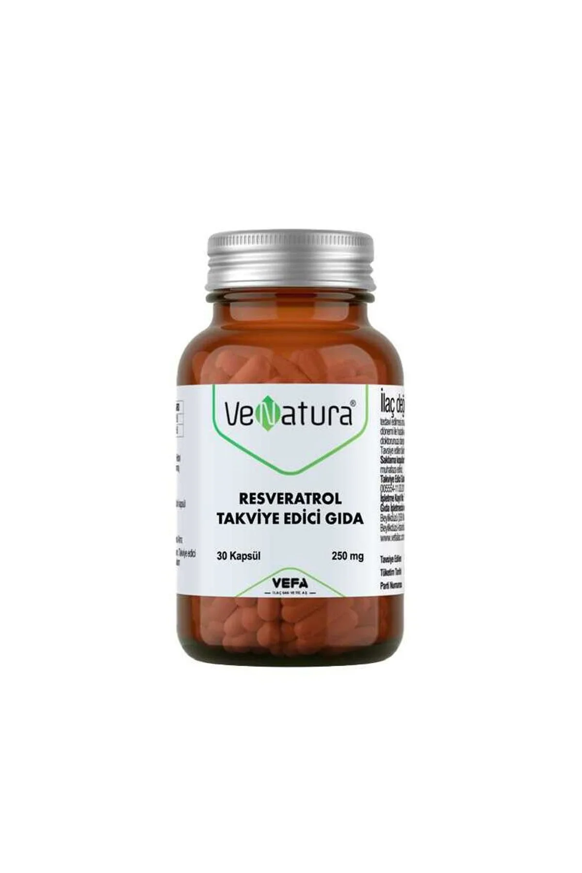 Venatura Resveratrol 250mg 30 Kapsül