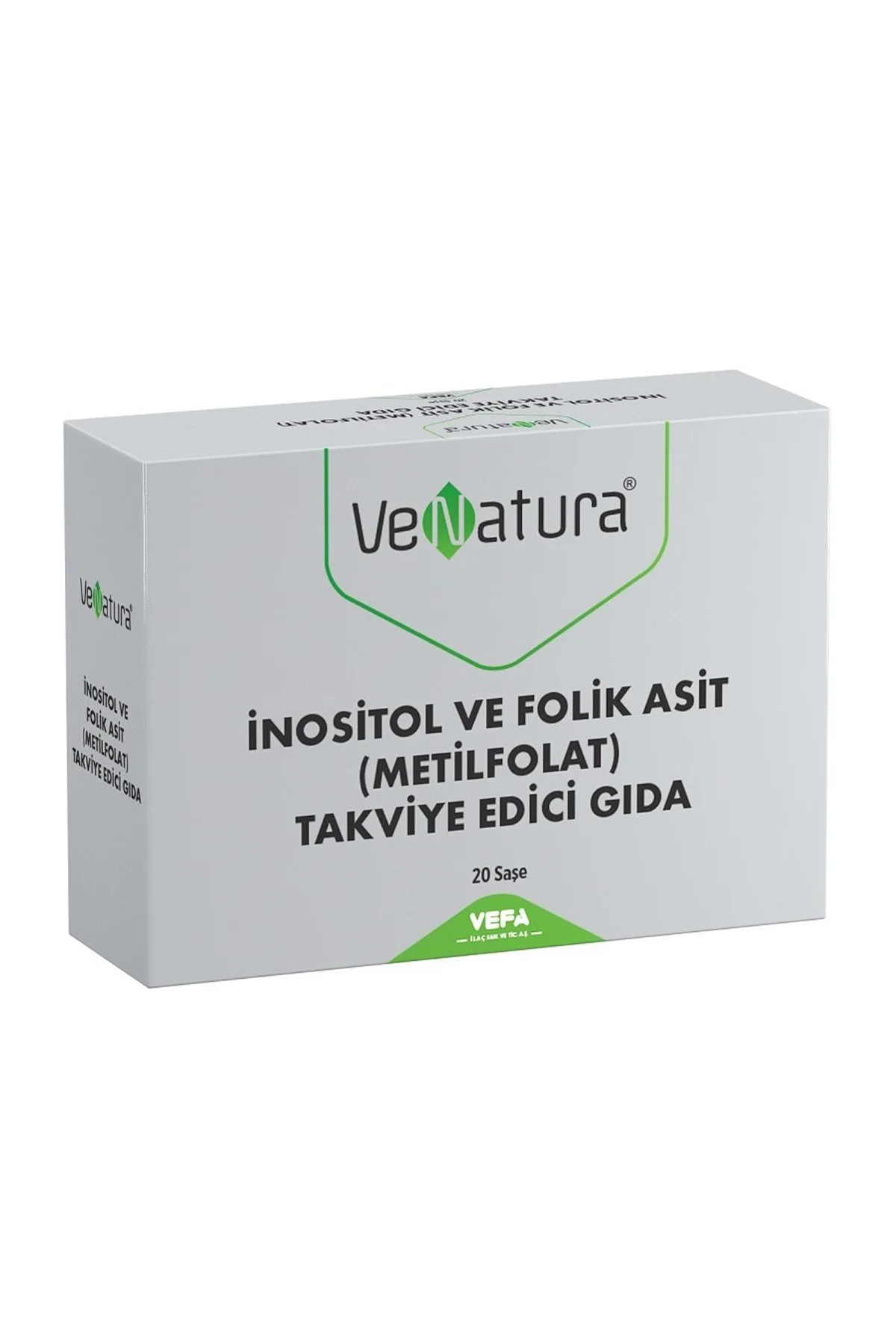 VeNatura İnositol Ve Folik Asit (Metilfolat) 20 Saşe
