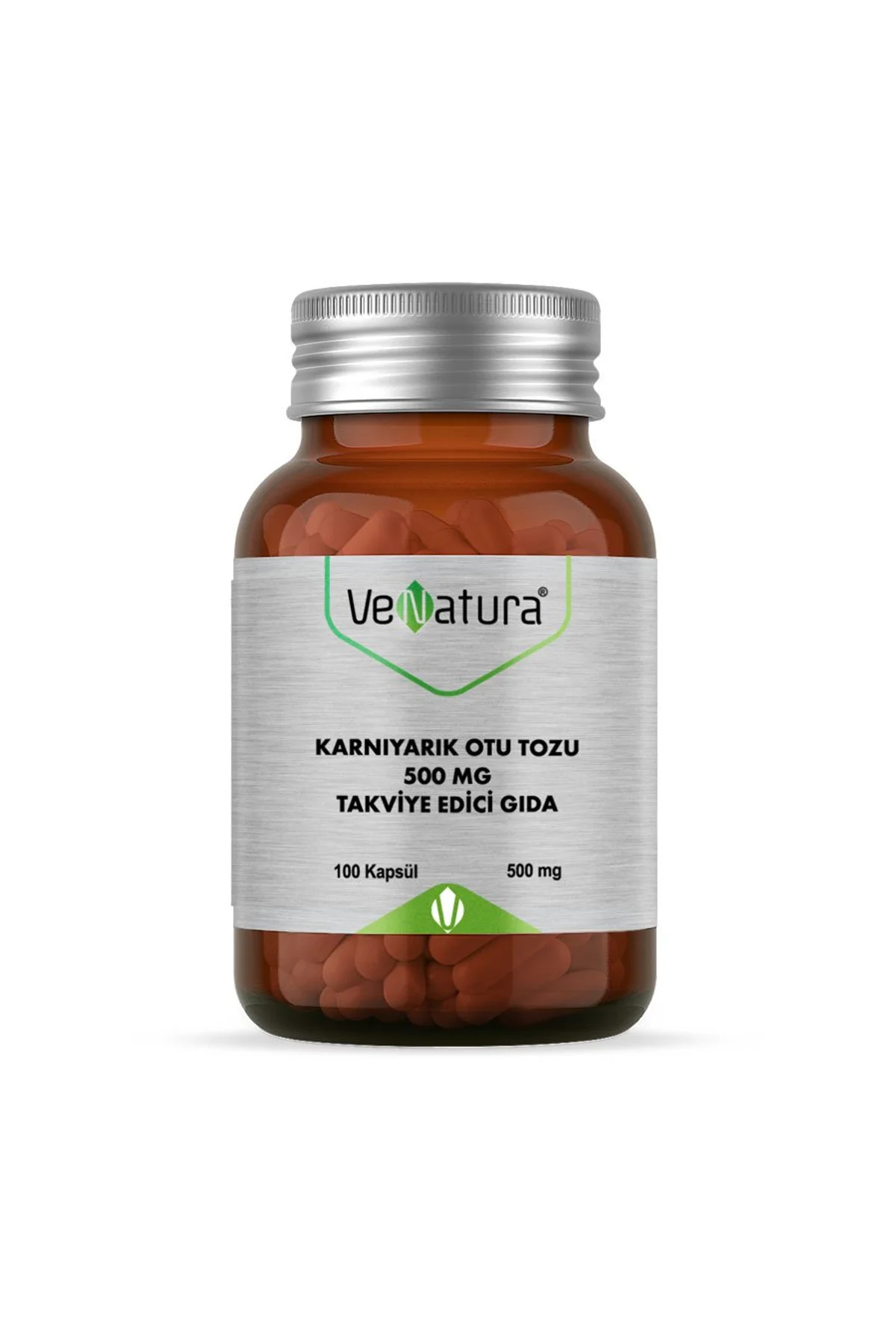 Venatura Karnıyarık Otu Tozu 500mg 100 Kapsül