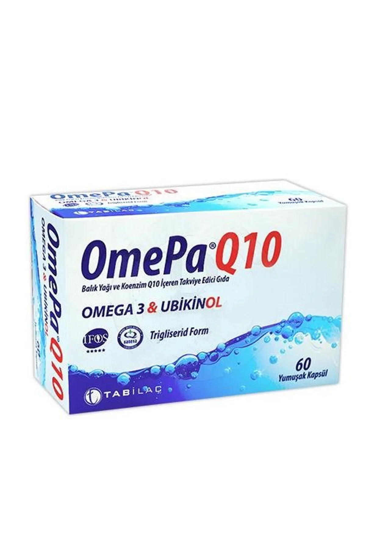 Omepa-Q10 Omega3 Ubiquinol 60 Kapsül