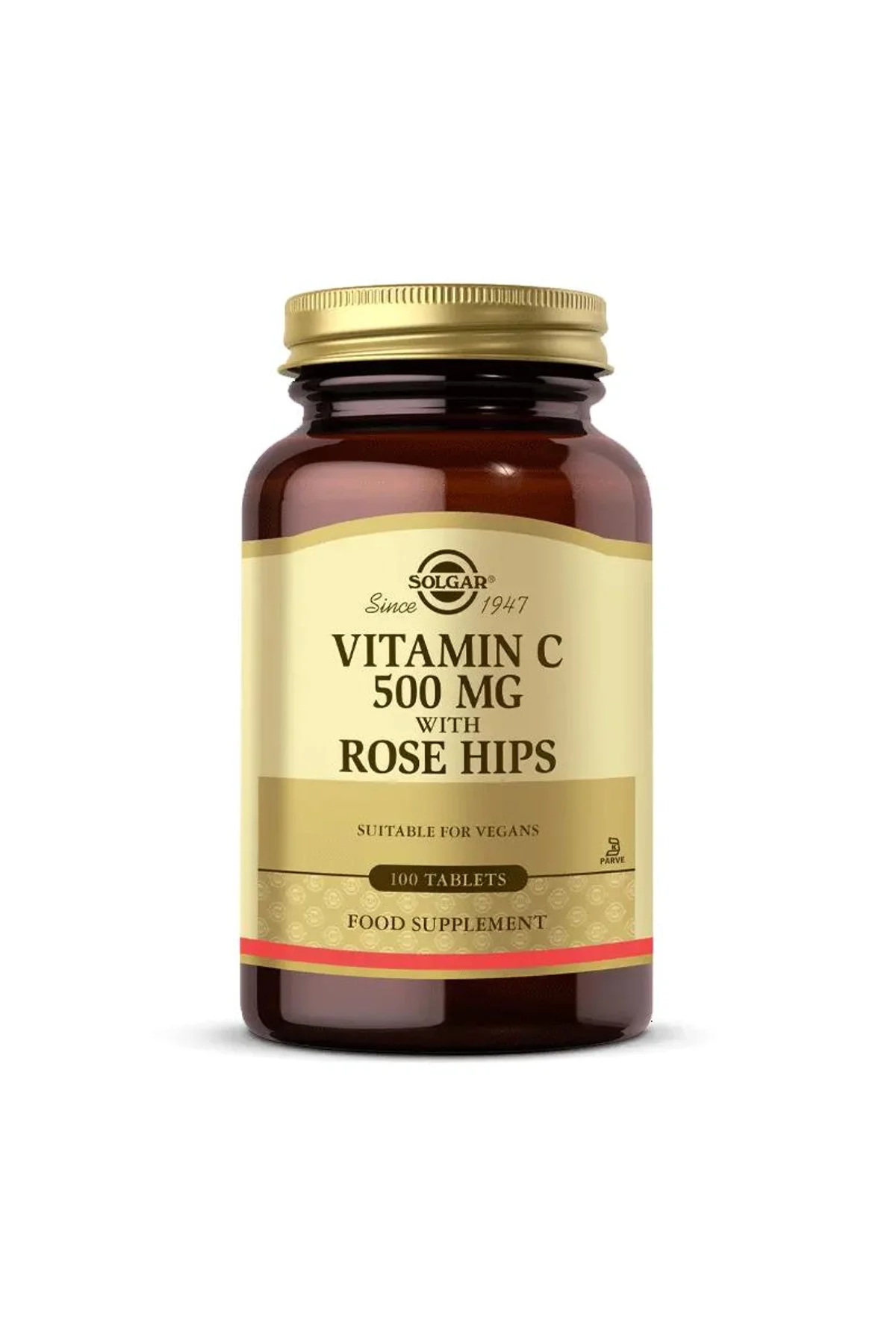 Solgar Vitamin C 500mg With Rose Hips 100 Tablet