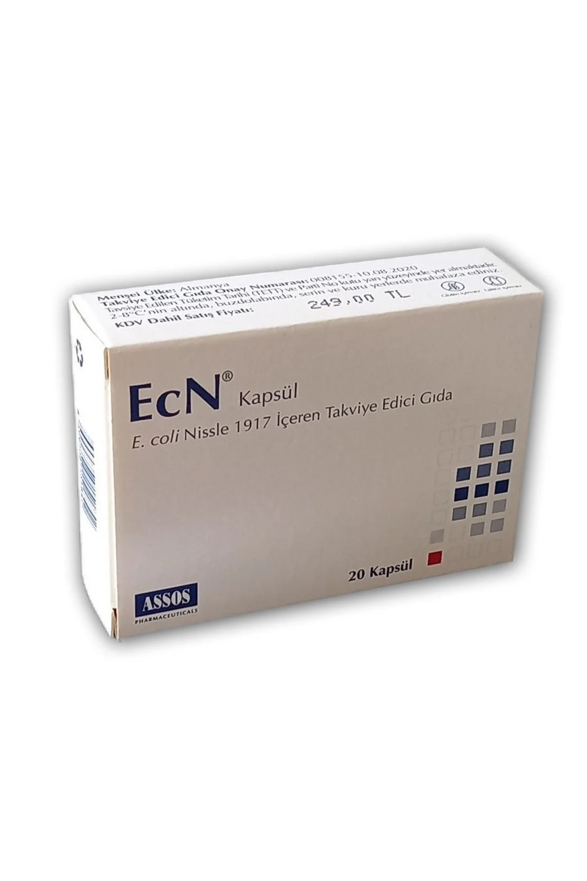 ECN Kapsül E.Coli Nissle 1917 20 Kapsül