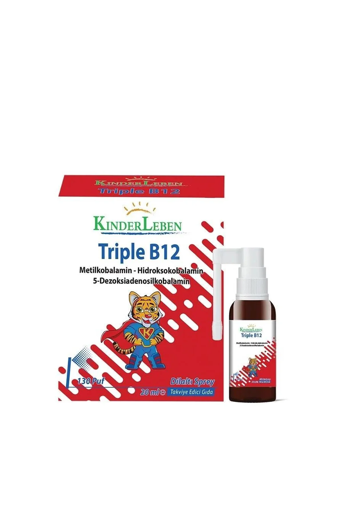Kinderleben Triple B12 Vitamin B12 Sprey 20ml