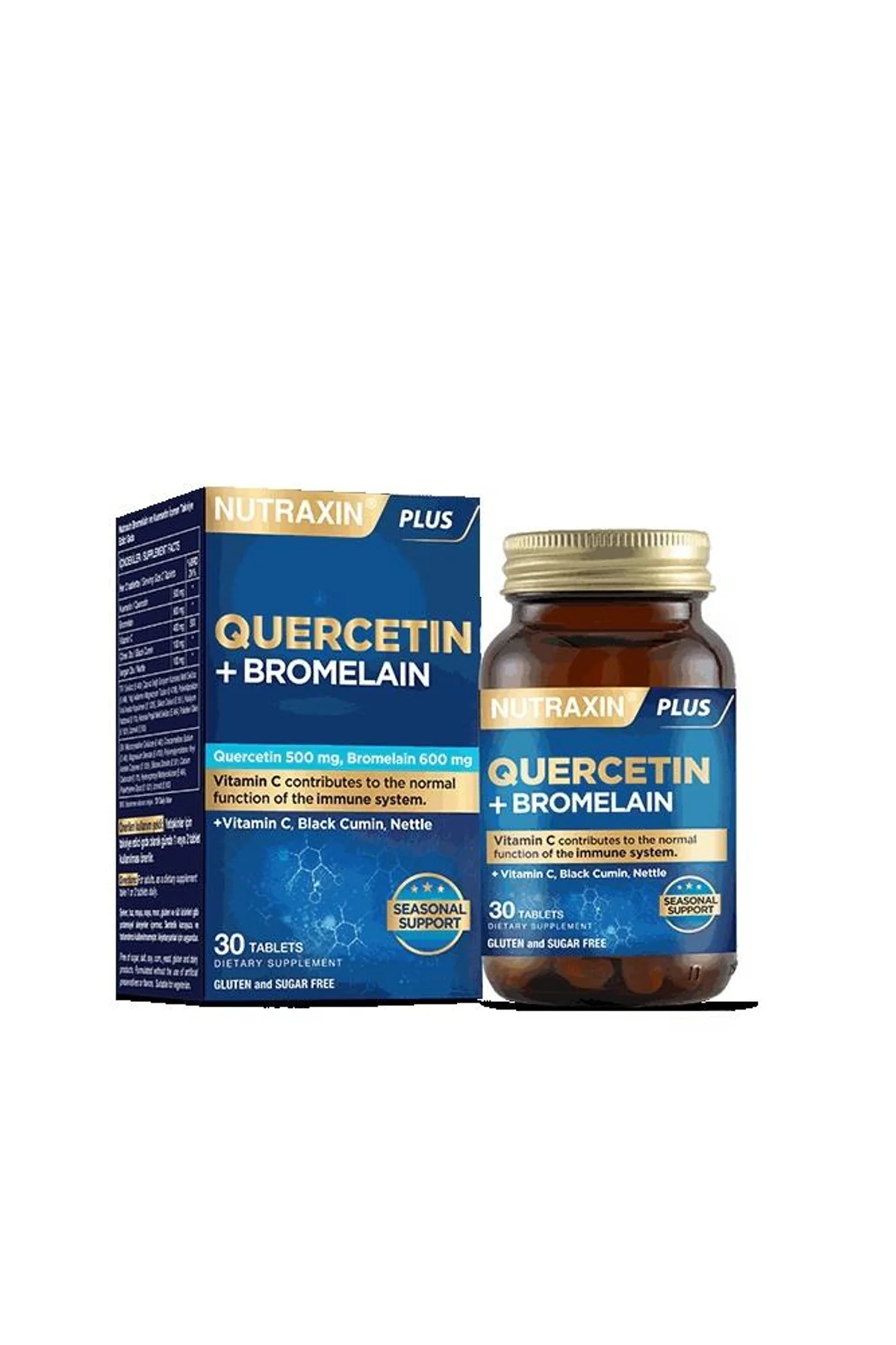 Nutraxin Quercetin Plus Bromelain 30 Tablet
