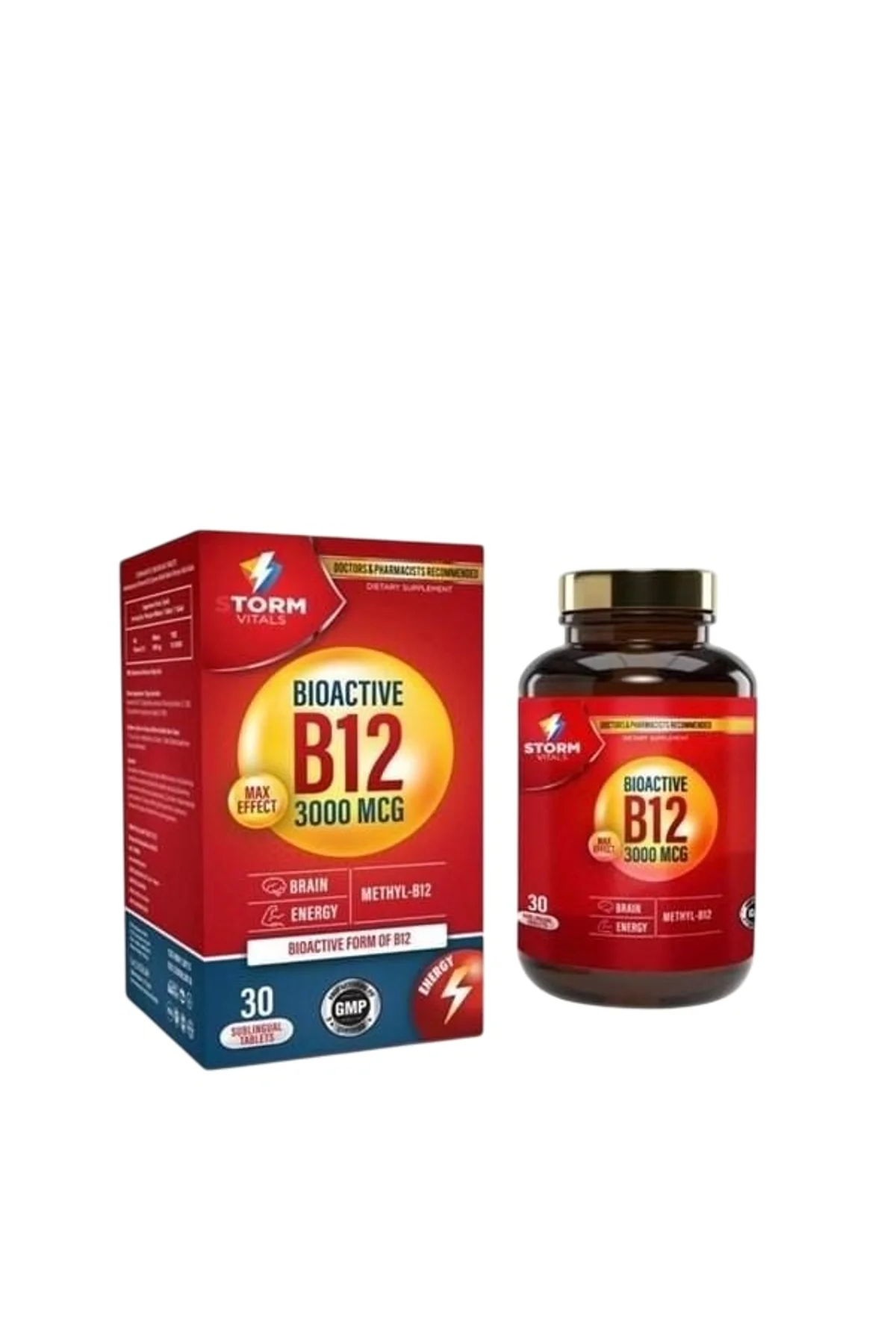 Storm Vitals Max B12 3000Mcg 30 Subliıngual Tablet