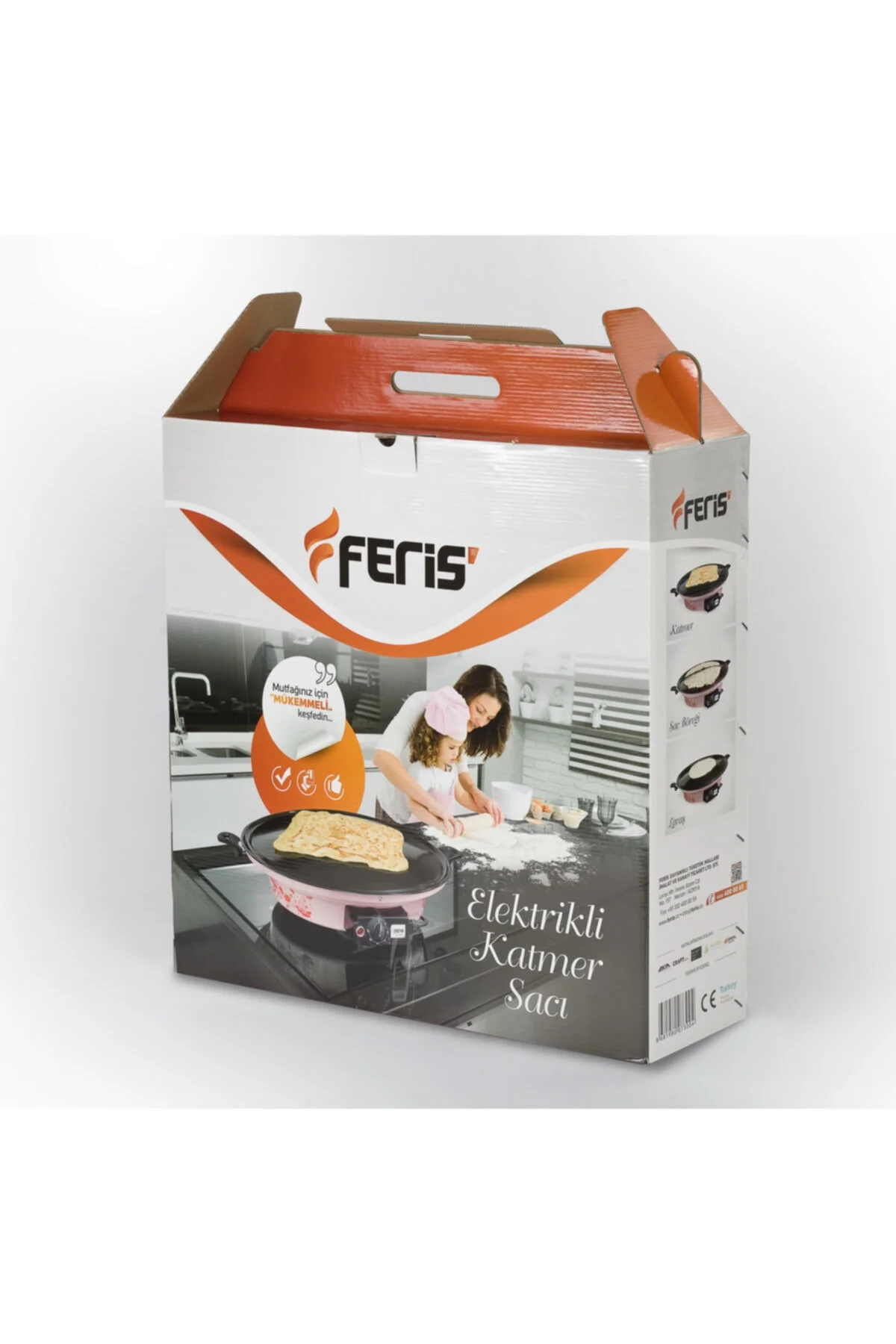 Feris Elektrikli Katmer Sacı Kırmızı - FERİS Görsel 4