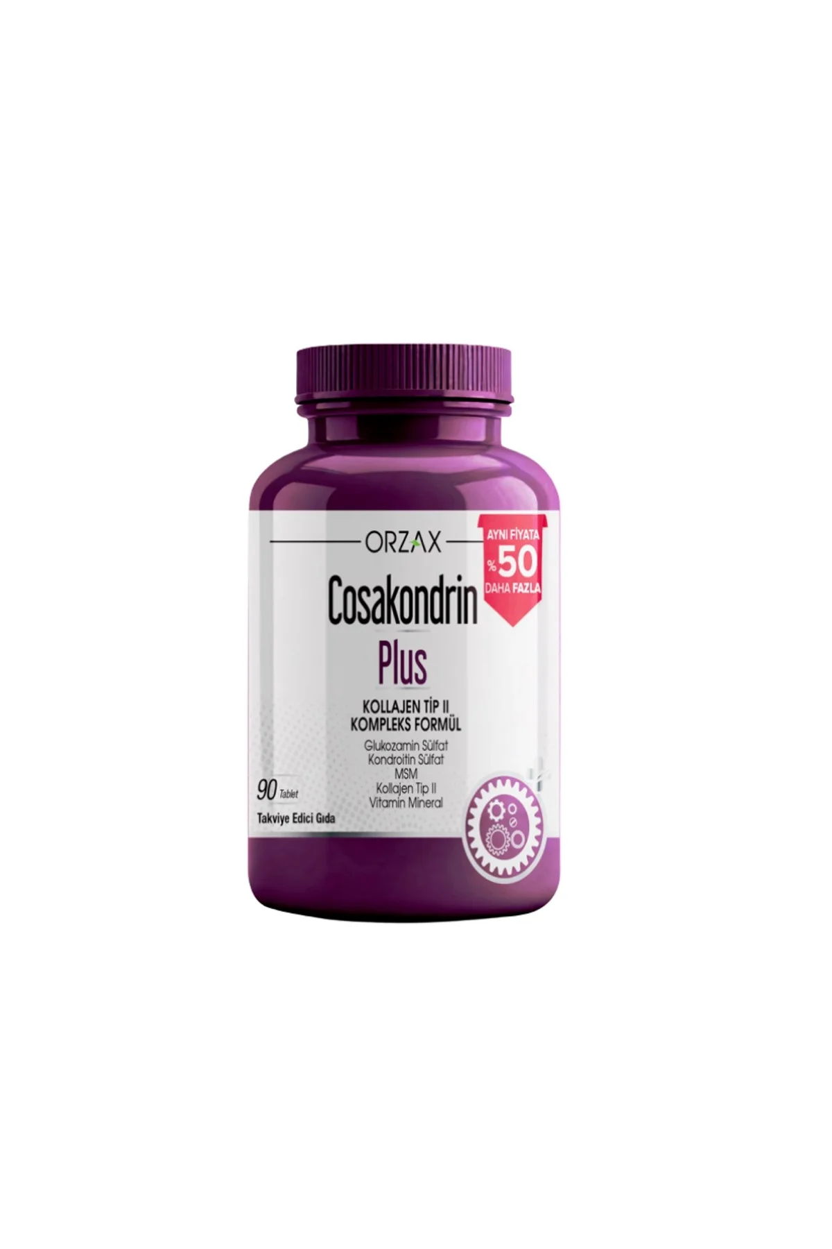 Orzax Cosakondrin Plus Kollajen Tip II 60 Tablet %50 Daha Fazla